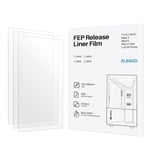 Elegoo Film De Séparation Fep Pour Mars 4 Mars 5 Mars 5 Ultra Imprimante 3D Lcd 146 * 206 Mm Et 0.15 Mm D'Épaisseur(Lot De 3)