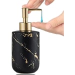 Soap Dispenser 300ml Marble Texture Ceramic Soap Pump For Hand Sanitizer Shower Gel Dispenser Bathroom Accessories - Crea