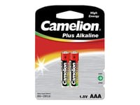 Camelion Plus Lr03-Bp2 - Batteri 2 X Aaa - Alkaliskt - 1250 Mah