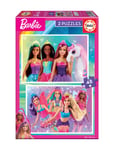 Educa 2X48 Barbie Toys Puzzles And Games Puzzles Classic Puzzles Multi/patterned Educa