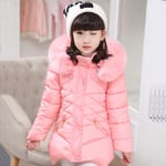 Doudoune Fille De Marque Enfants Manteau Mode À Capuche Chaude Parka D'hiver Filles -Zs306956