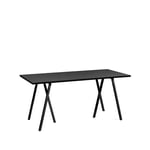 HAY Loop Stand matbord Black linoleum-black, 160 cm