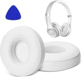 1 Paire Coussinets de Rechange pour Beats Solo 2 Solo 3 Wireless,Remplacement Coussins d'oreille Oreillettes Mousse à Mémoire,Cuir de Protéine.[G701]