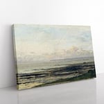 Big Box Art Charles-Francois Daubigny Woman by The Water Canvas Wall Art Print Ready to Hang Picture, 76 x 50 cm (30 x 20 Inch), Multi-Coloured