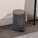 Compact Rubbish Bin Pedal Kitchen Office Uni Bedroom Small