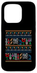 Coque pour iPhone 15 Pro Merry Science-Mas Lab Scientist Pull de Noël moche