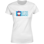 South Park I Just Want My Life Back Women's T-Shirt - White - XXL - White