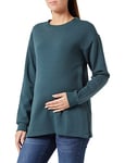 Noppies Women's Pinson Nursing Long Sleeve Sweater, Green Gables-P982, 8