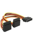 DeLOCK - Power Adapter - SATA Power to SATA Power - 15 cm