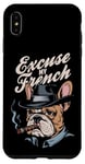 Coque pour iPhone XS Max Bulldog français Excuse My Frenchie Vintage Bulldog Lover