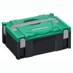 Hitachi HSC2 Stackable System Case range HiKOKI tools inc DV18 DBXL WR18 DBDL