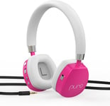 Puroquiet Plus Volume Limited Casque Supra-Auriculaire Bluetooth À Réduction Active Du Bruit Pour Enfants Avec Microphone Intégré Son Plus Sûr Qualité Studio (Rose)[QUE072537]