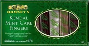 Kendal Mint Cake Romney's Kendal Mintcake Fingers Trio Selection Box 250g