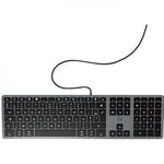 MOBILITY LAB Clavier DesignTouch filaire pour MAC Sidéral AZERTY Gris