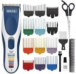 Colour Pro Cordless Hair Clipper Kit, Neck Duster, Colour Coded Combs, Hair