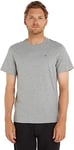 Tommy Jeans Homme Tjm Xslim Jersey Tee Dm0dm04411 T-shirt À Manches Courtes, Gris (Lt Grey Htr), XXL EU