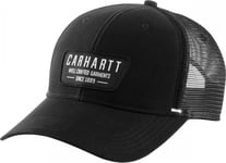 Carhartt Carhartt Mesh Back Crafted Patch Cap Black OneSize, BLACK