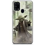 ERT GROUP Coque de téléphone Portable pour Samsung M31 Original et sous Licence Officielle Star Wars Motif Yoda 002 Parfaitement adapté à la Forme du téléphone Portable, Coque en TPU