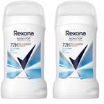 Rexona Nonstop Protection Déodorant en stick Cotton Dry anti-transpirant avec 72 heures de protection contre la transpiration et les odeurs corporelles 50 ml (Lot de 2)