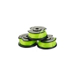 Cyslmuk - Lot de 3 bobines simple fil torsadé 2mm pour coupe-bordures sur batterie RAC143