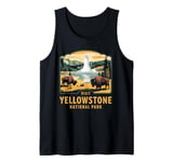 Visit Yellowstone National Park Scenic Wildlife Exploration Tank Top