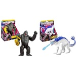 MonsterVerse Godzilla x Kong: The New Empire, 11-Inch Giant Kong Action Figure Toy & Godzilla x Kong: The New Empire, 6-Inch Shimo Action Figure Toy, Iconic Collectable Movie Character