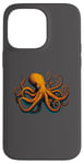 Coque pour iPhone 14 Pro Max Pieuvre Orange - Secrets Océan - Nature - Kraken - Recherche