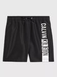 Calvin Klein Kids' Logo Swim Shorts, Pvh Black