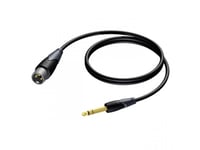 Cable Procab Jack 3.5 Mm - Xlr 1.5 M Black (Pra724/1.5)