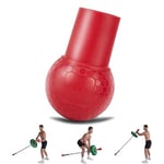 HXD-ERGO Landmine Attachment pour Barre de Musculation, T Bar Row Landmine Support, Exercice d'haltère Bomb Landmine – Presses, Rangs, Rotation, Squats, bûcherons et Plus Encore (Rouge)