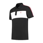 K-Swiss Unisex - Adult Heritage Sport Polo Block, Black, S