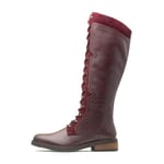 Hush Puppies Women's Rudy Knee High Boot, Burgundy, 6 UK