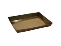 Kageform Easy Bake 280X380x45 Mm Karton Med Pet Brun,200 Stk/Krt