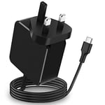 61W/65W USB-C Power Adapter Charger for MacBook Pro Asus Acer Hp Lenovo Dell Chromebook Laptops Switch Samsung HUAWEI Xiaomi and more Devices USB Type C Power Adapter UK