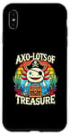 Coque pour iPhone XS Max Costume de pirate au trésor d'axolotl fantaisiste