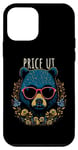 Coque pour iPhone 12 mini Price Utah Ours portant des lunettes de soleil et des fleurs