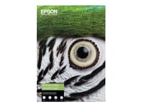 Epson Fine Art - Bomull - Matt - 490 Mikroner - Jevn Klarhet - A2 (420 X 594 Mm) - 300 G/M² - 25 Ark Klutepapir - For Surecolor Sc-P20000, Sc-P6000, Sc-P7000, Sc-P800, Sc-P8000, Sc-P900, Sc-P9000