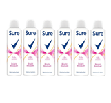 Sure Bright Bouquet Anti-Perspirant Aerosol Deodorant For Women 48hr 150ml x 6