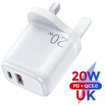 USB C Fast Charging PD Charger Plug For iPhone 13 12 11 Pro X XS Max free post