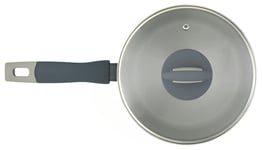 Salter Healthy Cook 16cm Aluminum Sauce Pan - Grey