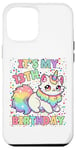 Coque pour iPhone 12 Pro Max Anniversaire Fille 13 ans Chat Licorne 13ème Anniversaire