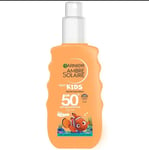 2x Garnier Ambre Solaire SPF 50 Kids Water Resistant Sun Cream Spray Free P&P