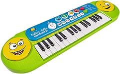 Simba- My Music World Funny Keyboard, 106834250, Bleu, 51 x 14 cm