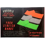 Phoenix Fitness Yoga Stretch Bands 3 Pack