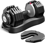 ATIVAFIT 12.5KG/20KG/25KG Adjustable Dumbbells Set with Anti-slip Handle 10 In 1