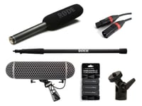 Røde NTG2 microphone + Blimp MK II Pivot adapter Boompole Pro 3m