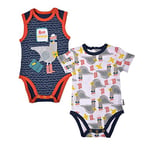 Lot de 2 bodies manches courtes bébé garçon Riviera Boy - Taille - 12 mois (80 cm)