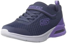 Skechers 302343L Char Basket, Charcoal Mesh/Lavender Trim, 27.5 EU