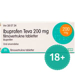 Ibuprofen Tabletter (Teva) - 200 mg - 20 Tabletter