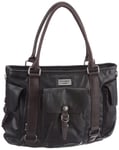 Hilfiger Denim LEXXIE LARGE TOTE EL56917377, Sac à main femme - Noir-TR-F4-381, 39x28x15 cm (B x H x T) EU